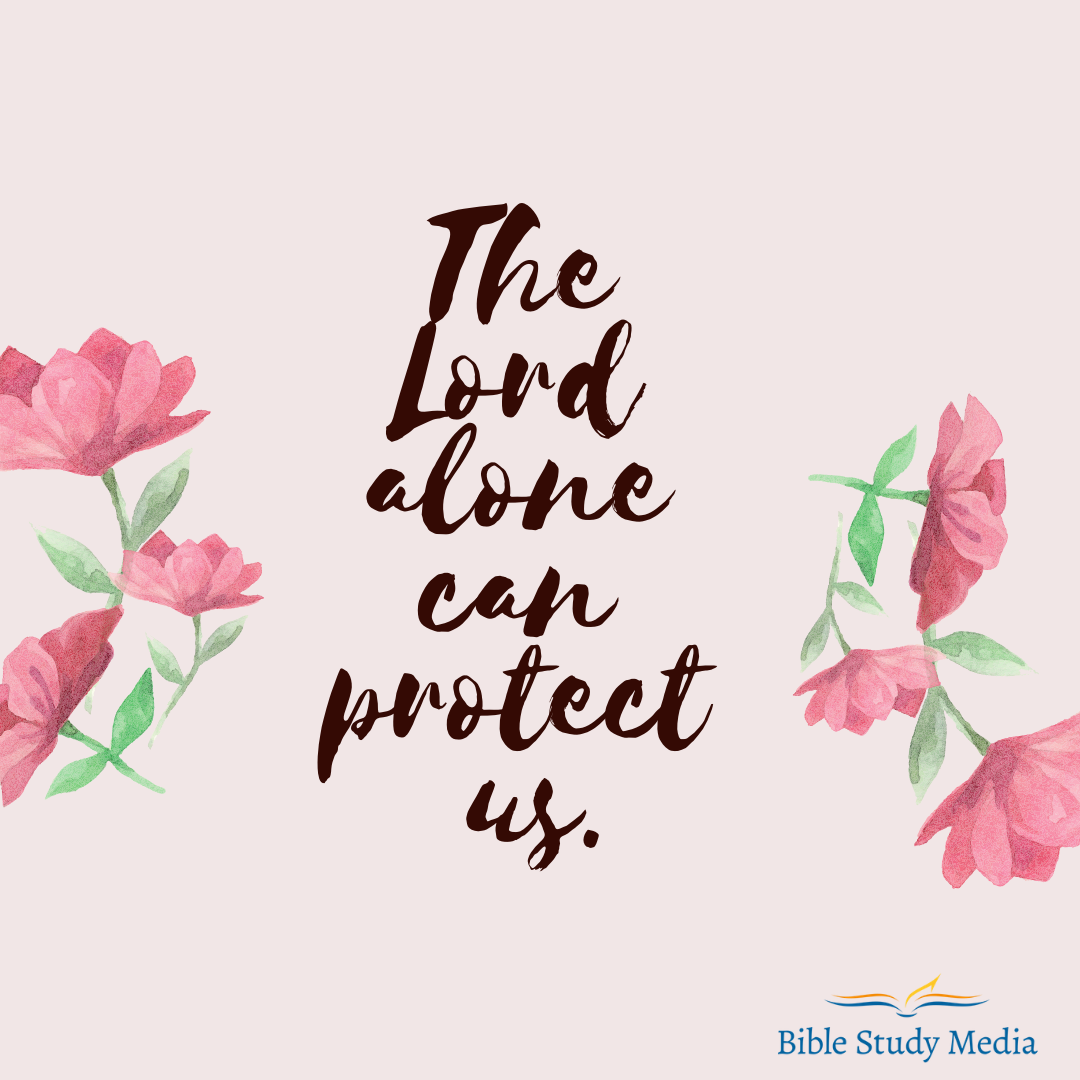 The Lord alone can protect us